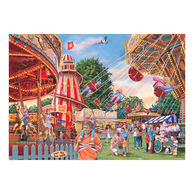 No. 28 - Fun at the Fair by Keith Stapleton – 1000 Piece Jigsaw Puzzle (Gibsons)