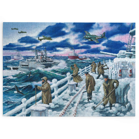 Made up: Arctic Convoy by Keith Stapleton - Big 500 Piece Jigsaw Puzzle (House of Puzzles)