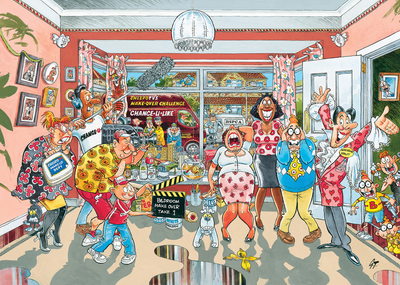 Wasgij Retro Original 9: Home Improvements – 1000 Piece Jigsaw Puzzle (Wasgij)