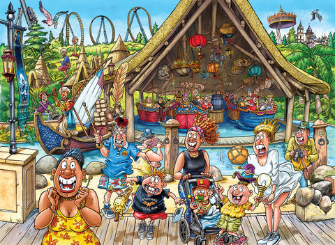 Artwork: Wasgij Original: Efteling World of Sindbad – 1000 Piece Jigsaw Puzzle (Wasgij)