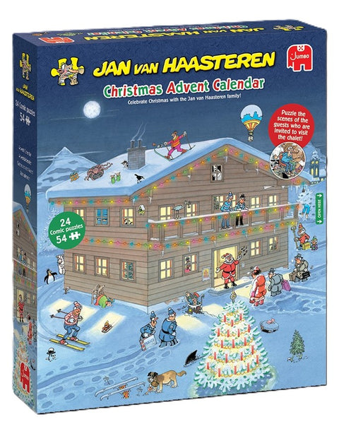 2025 Advent Calendar by Jan Van Haasteren – 24 x 54 Piece Jigsaw Puzzles (Jan Van Haasteren)