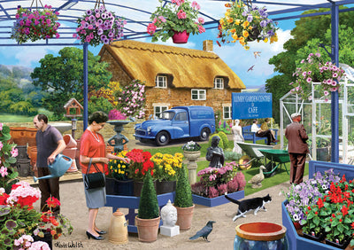 At The Garden Centre by Kevin Walsh – 1000 Piece Jigsaw Puzzle (Kidicraft)