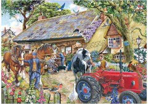 Artwork: Forge and Fix by Robert Barry - 500 Piece Big Jigsaw Puzzle (House of Puzzles)