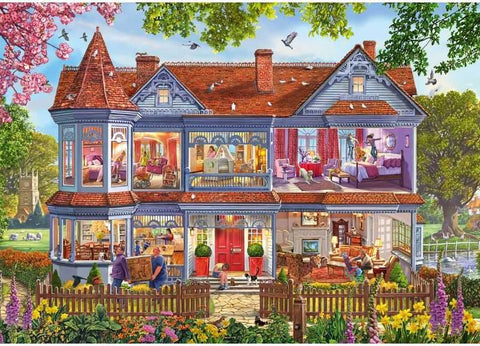 Artwork: House in Springtime – 1000 Piece Jigsaw Puzzle (Schmidt)