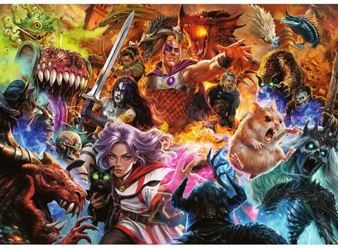 Artwork: Dungeons & Dragons Critical Encounters - 1000 Piece Jigsaw Puzzle (Ravensburger)
