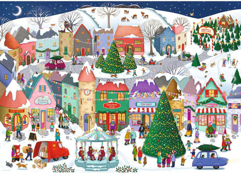 Artwork: Christmas Town - 1000 Piece Jigsaw Puzzle (Ravensburger)