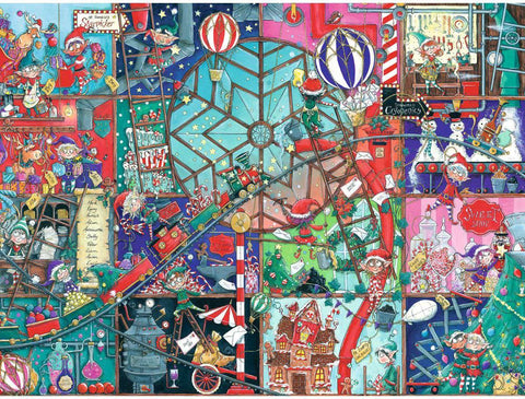 Artwork: Elf Factory - 1500 Piece Jigsaw Puzzle (Ravensburger)