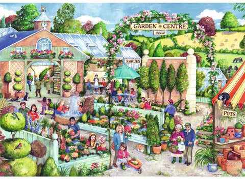 Artwork: Garden Centre - 500 Piece Large Format Jigsaw Puzzle (Ravensburger)