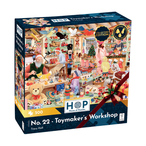 No. 22 - Toymaker's Workshop by Tracy Hall - 500 Piece Jigsaw Puzzle (House of Puzzles)