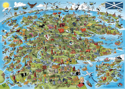 Artwork: This is Scotland – 1000 Piece Jigsaw Puzzle (Gibsons)