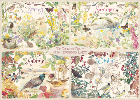 Artwork: The Country Diary 4 Seasons – 1000 Piece Jigsaw Puzzle (Falcon de luxe)