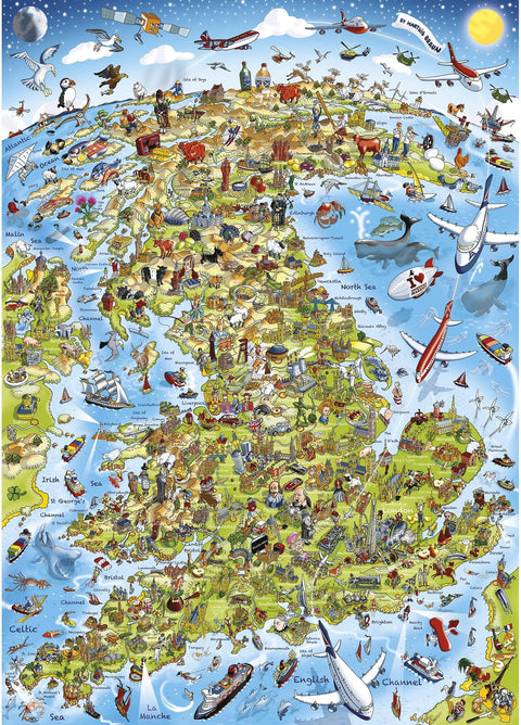 Artwork: Best of British – 1000 Piece Jigsaw Puzzle (Gibsons)