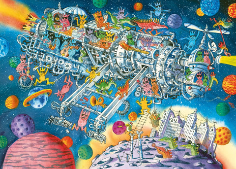 Aliens Welcome - 1000 Piece Jigsaw Puzzle (Heye)