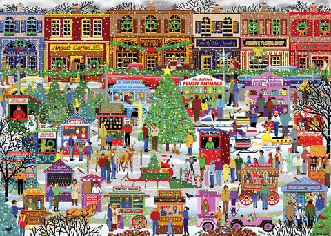 Kris Kringle Market - 1000 Piece Jigsaw Puzzle (Alipson)