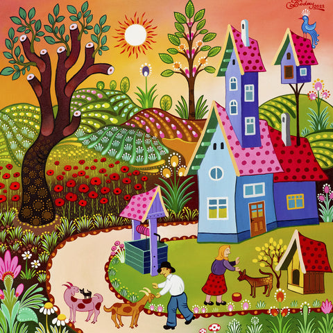 Poppie Garden - 1000 Piece Jigsaw Puzzle (Alipson)