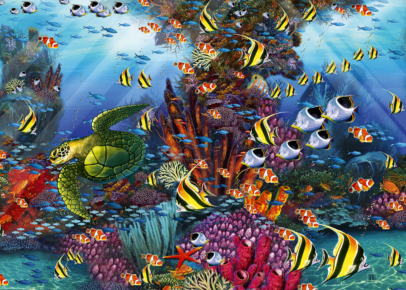 Alipson The Reef Detail 1500 Piece Jigsaw Puzzle 🧩 Puzzles Galore