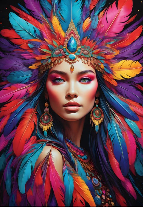 Indian Beauty - 1000 Piece Jigsaw Puzzle (Bluebird Puzzle)