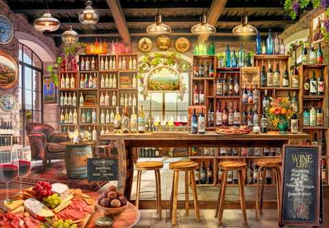The Wine Tasting Room - 1000 Piece Jigsaw Puzzle (Bluebird Puzzle)