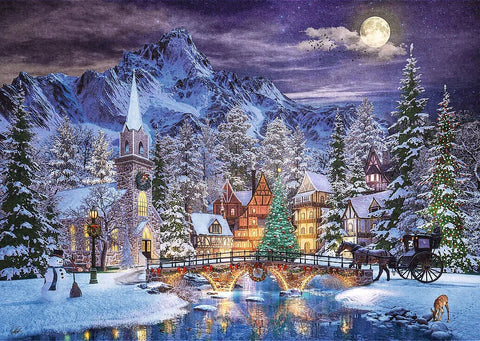 Christmas Atmosphere by Dominic Davison - 1000 Piece Jigsaw Puzzle (Trefl)