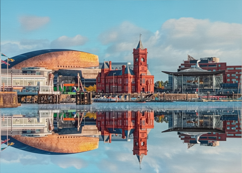 Cardiff Bay Reflections - 1000 Piece Jigsaw Puzzle (Ravensburger)
