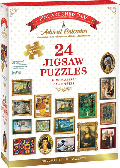 Advent Calendar – Fine Art Christmas – Piece Jigsaw Puzzle (Eurographics)