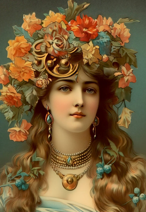 Girl with Flower Crown – 1000 Piece Jigsaw Puzzle (Roovi)