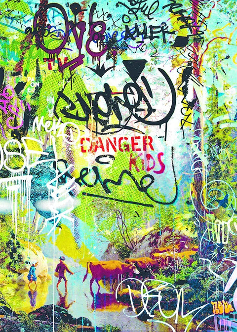 Danger Kids, Rebrush! by Günter Konrad - 1000 Piece Jigsaw Puzzle (Heye)