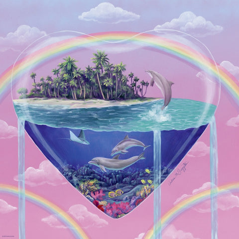 Tiny Worlds - Dolphin Heart by Andrea Guzzetta - 1000 Piece Jigsaw Puzzle (Heye)