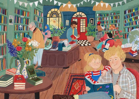 Story Corner by Rhiannon Archard - 1000 Piece Jigsaw Puzzle (Falcon de luxe)
