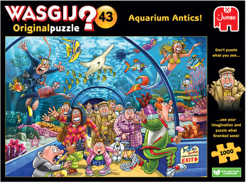 Wasgij Original 43: Aquarium Antics – 1000 Piece Jigsaw Puzzle (Wasgij)