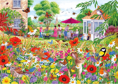 Artwork: Wildflower Garden – 500 Piece Jigsaw Puzzle (Gibsons)