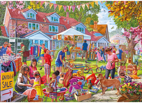 Artwork: Bargain Hunting – 1000 Piece Jigsaw Puzzle (Gibsons)