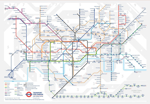 Artwork: London Underground Map – 150 Piece Jigsaw Puzzle (Gibsons)
