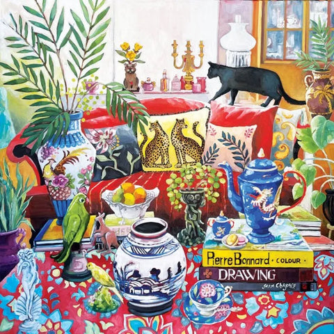 Cat Walk - 1023 Piece Square Jigsaw Puzzle (Magnolia)