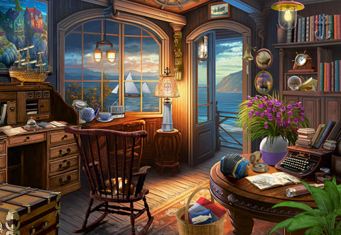 Sailor's House - 1000 Piece Jigsaw Puzzle (Castorland)