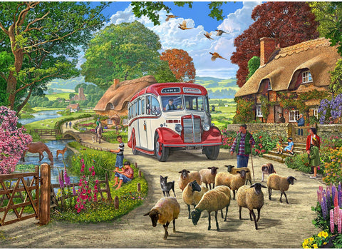 Touring the Countryside by Steve Crisp - 1000 Piece Jigsaw Puzzle (Gibsons)