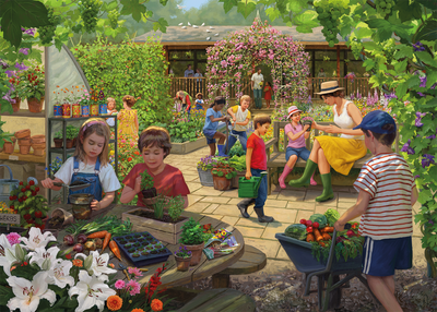 The Vegetable Garden – 1000 Piece Jigsaw Puzzle (Falcon de luxe)