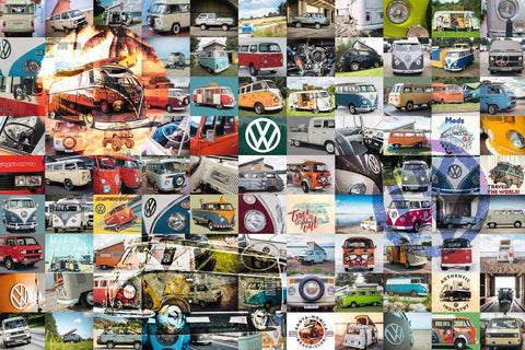 99 VW Campervan Moments – 3000 Piece Jigsaw Puzzle (Ravensburger)