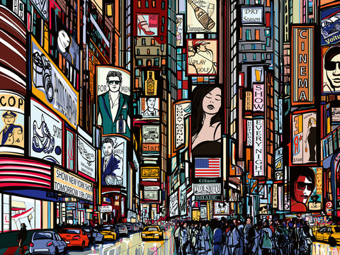 Colourful New York – 1000 Piece Jigsaw Puzzle (Ravensburger)