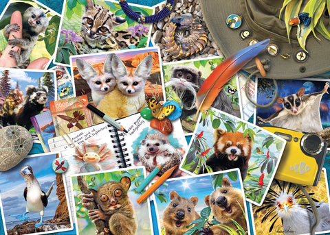Traveller's Animal Journal – 1000 Piece Jigsaw Puzzle (Ravensburger)
