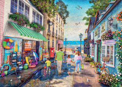 Down The Lane No.3, Seaview Lane – 1000 Piece Jigsaw Puzzle (Ravensburger)