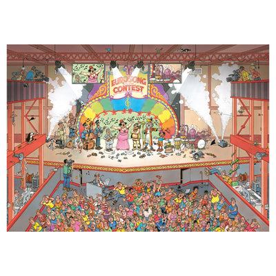 Eurosong Contest by Jan Van Haasteren – 1000 Piece Jigsaw Puzzle (Jan Van Haasteren)