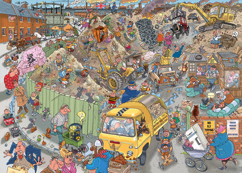 Wasgij Destiny 22: Trip to the Tip! – 1000 Piece Jigsaw Puzzle (Wasgij)