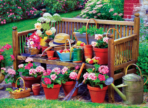Garden Bench – 1000 Piece Jigsaw Puzzle (Eurographics)