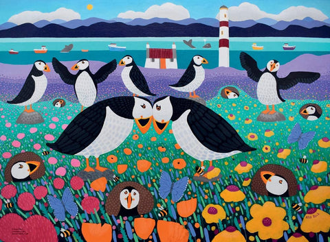 Artwork: Puffinry – 500 Piece Jigsaw Puzzle (Ravensburger)