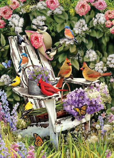 Summer Adirondack Birds – 1000 Piece Jigsaw Puzzle (Cobble Hill)