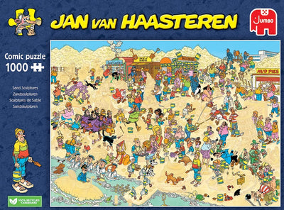 Sand Sculptures by Jan Van Haasteren – 1000 Piece Jigsaw Puzzle (Jan Van Haasteren)