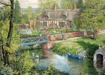 Romantic Countryside Cottages – 2 X 500 Piece Jigsaw Puzzles (Falcon De Luxe)