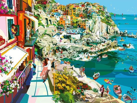 Romance in Cinque Terre – 1500 Piece Jigsaw Puzzle (Ravensburger)