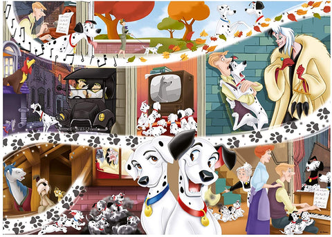 Artwork: Disney 101 Dalmatians – 1000 Piece Jigsaw Puzzle (Jumbo)
